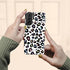 Custom Initials Candy Leopard Galaxy Case